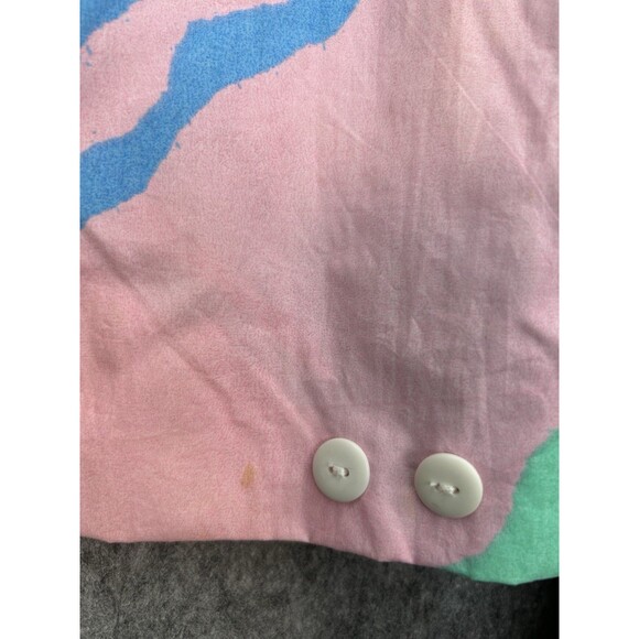 Vintage 90s Pastel Paintbrush Jacket Size S Preppy Beach Made In USA - Picture 6 of 13